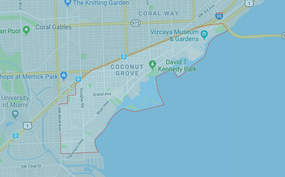 Coconut Grove Map