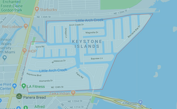 Keystone Islands Map