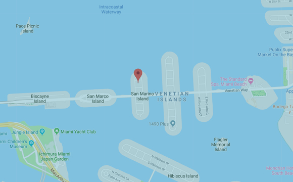 Venetian Islands Map